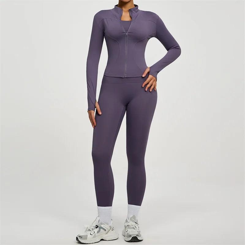 Women's Two Piece Tracksuit Yoga Set