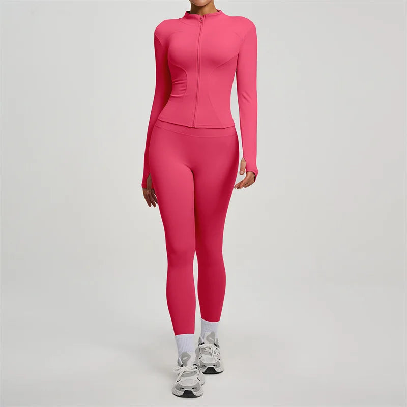 Women's Two Piece Tracksuit Yoga Set