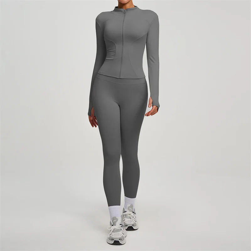 Women's Two Piece Tracksuit Yoga Set