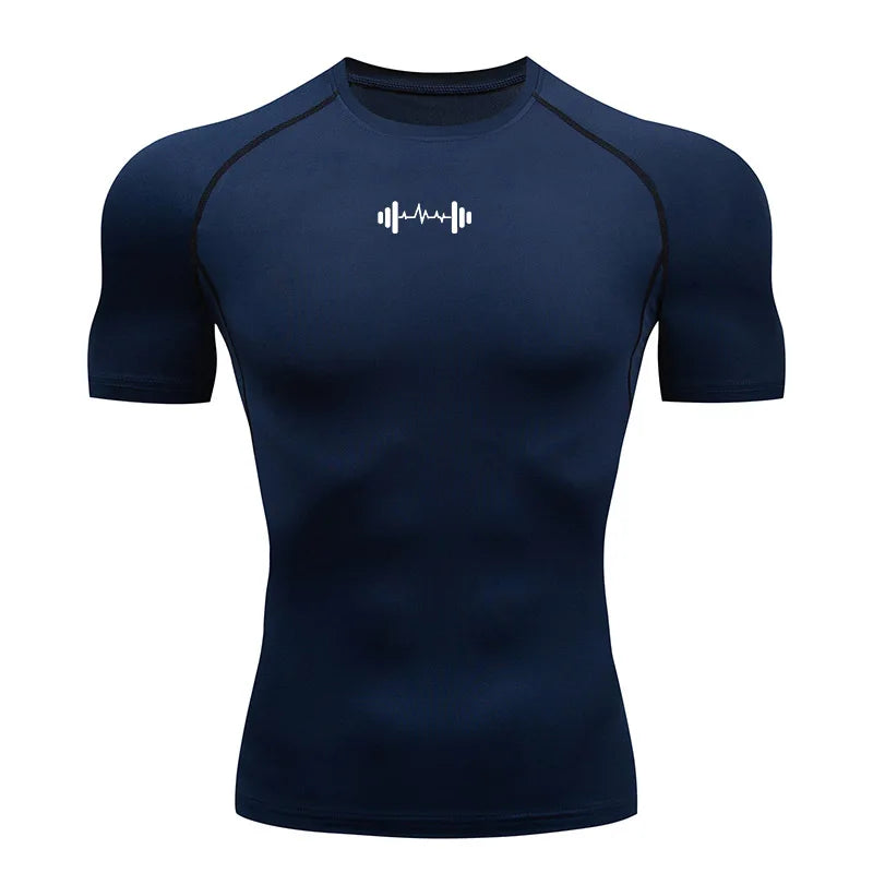 Compression T Shirt Men Summer 