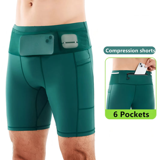 Compression Shorts Mens Marathon Running Shorts