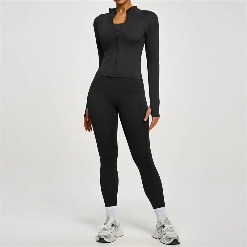 Women's Two Piece Tracksuit Yoga Set