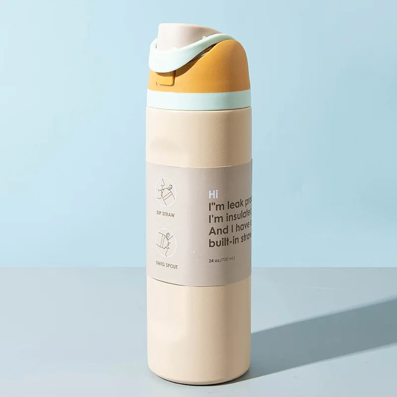 Cup Stainless Steel Insulated Cup Large-capacity Portable Handheld Sports Exclusive Water Cup