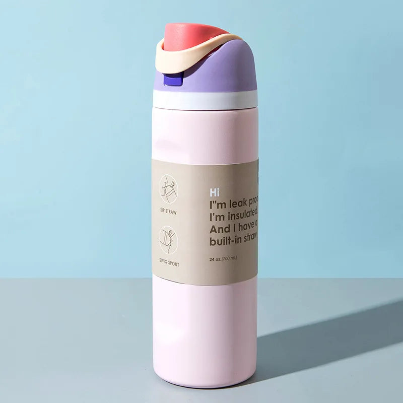 Cup Stainless Steel Insulated Cup Large-capacity Portable Handheld Sports Exclusive Water Cup