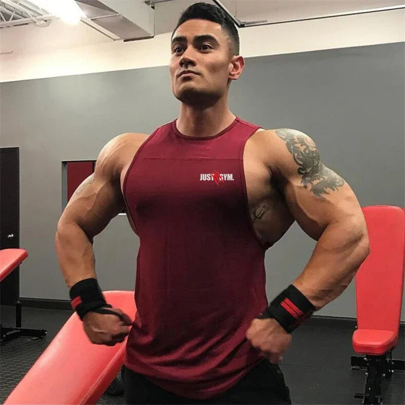 Running Vests Mens Cotton