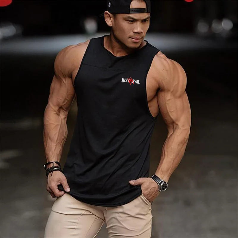 Running Vests Mens Cotton