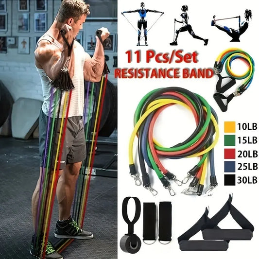 11Pcs Set Resistant Band