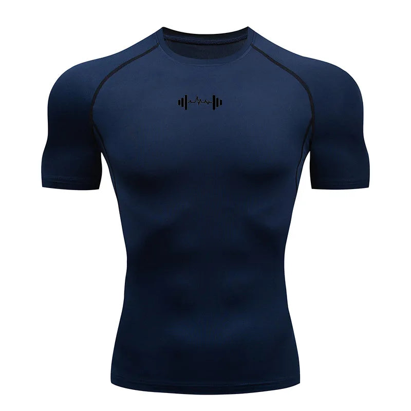 Compression T Shirt Men Summer 